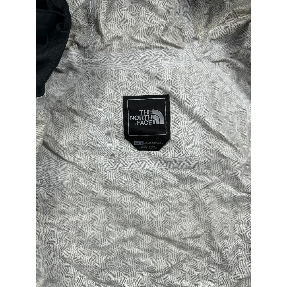 The North Face HyVent 2.5L Rain Jacket Womens XL Gray Heather Waterproof Shell - Picture 3 of 12